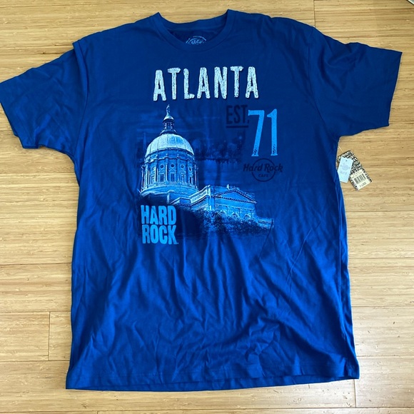NWT Men’s Hard Rock Cafe Atlanta Tee Shirt Sz XL - Picture 1 of 3